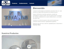 Tablet Screenshot of industriastitanio.com